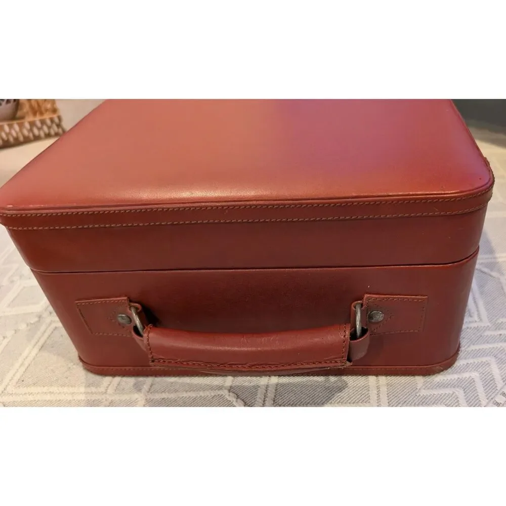 Pottery Barn Leather Bar Kit • Travel Case w/ Tools • Cocktail Set